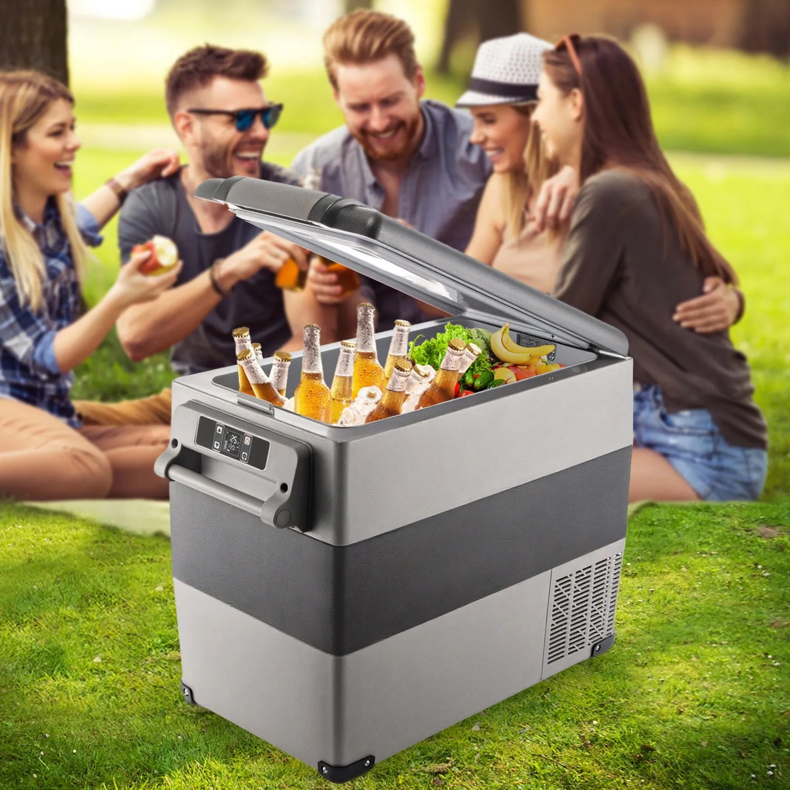 Mini Réfrigérateur Frigo 55L Portable pour Voiture